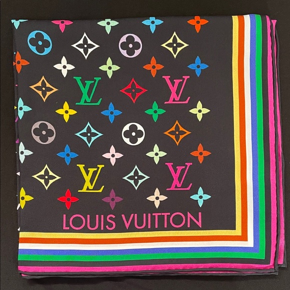 Louis Vuitton Accessories - Louis Vuitton Multicolor Monogram Scarf